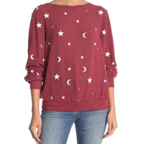 Wildfox Essential Moon & Stars Pullover - Picture 6 of 8